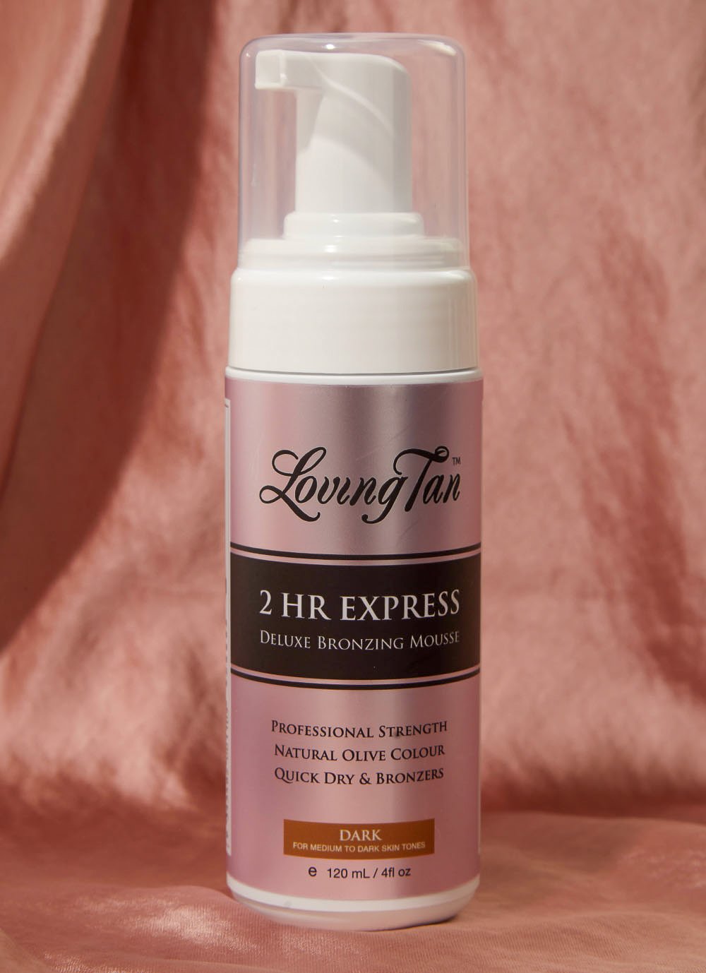 2 HR Express Dark Self Tanning Mousse - 120ml