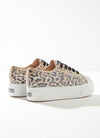 2790- Cotransprent Printed Sneaker - A1S Beige/ jaguar